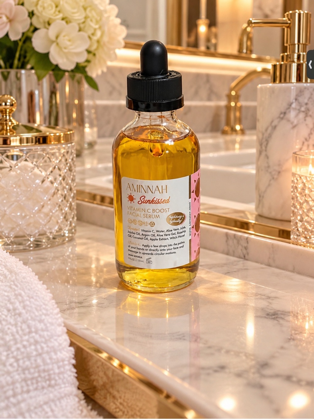 Aminnah Sunblessed Vitamin C Boost Facial Serum